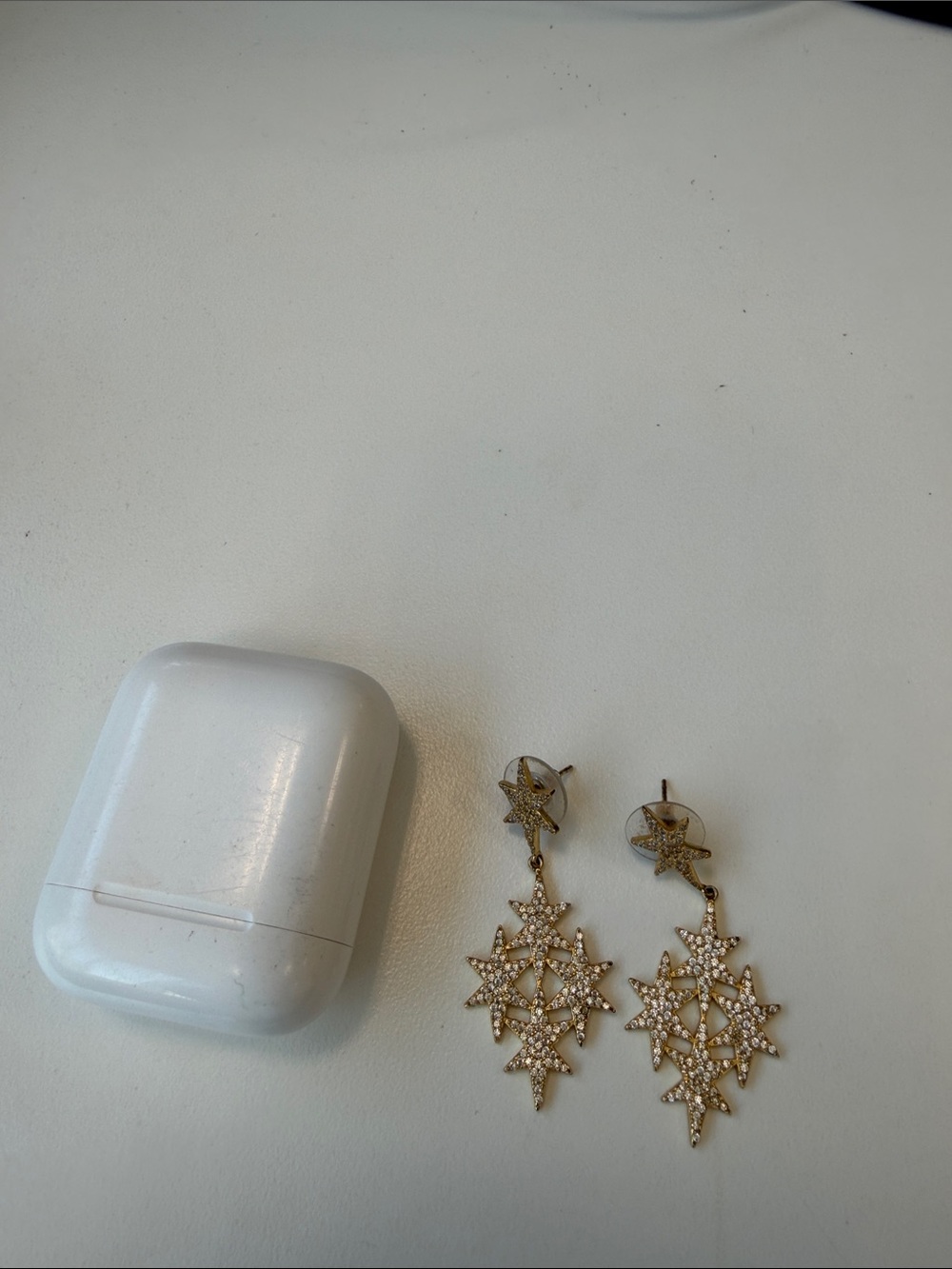5 star dangle earrings lightweight